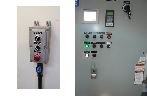  NEMA 7 hand station, PLC control 