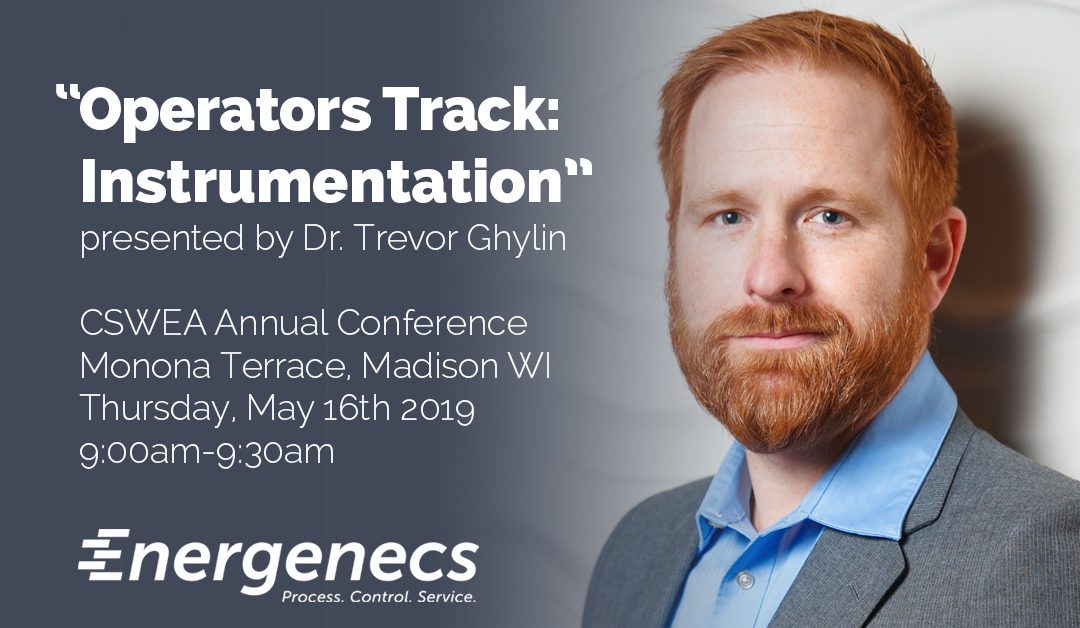 Join Dr. Trevor Ghylin at the CSWEA Annual Conference Operators Track