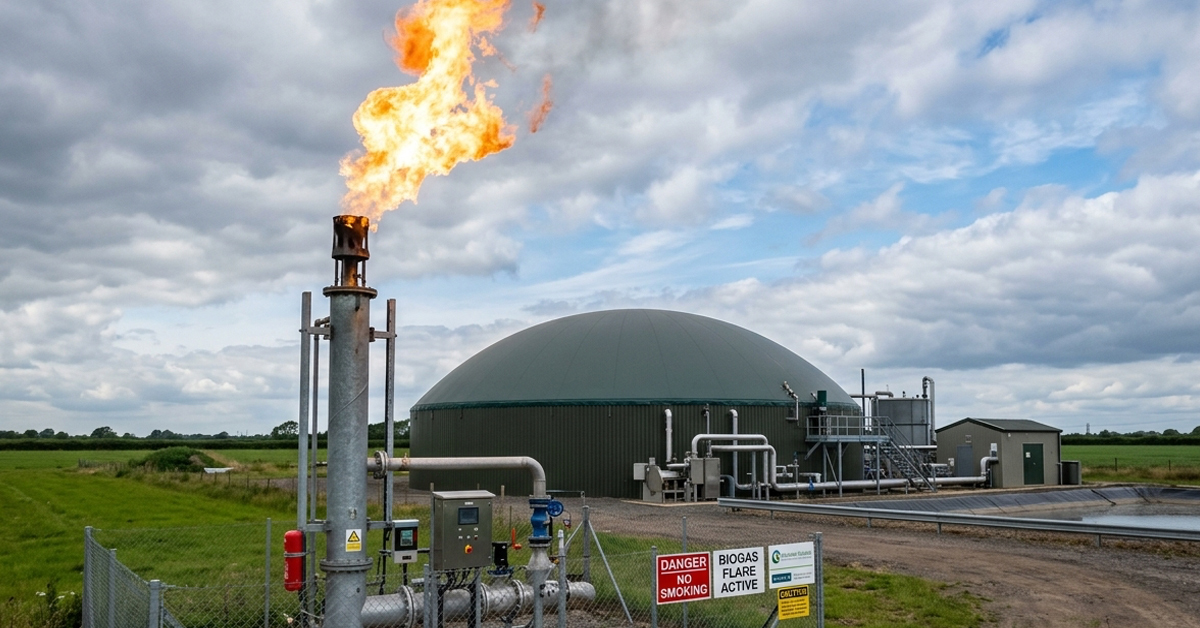 biogas flare