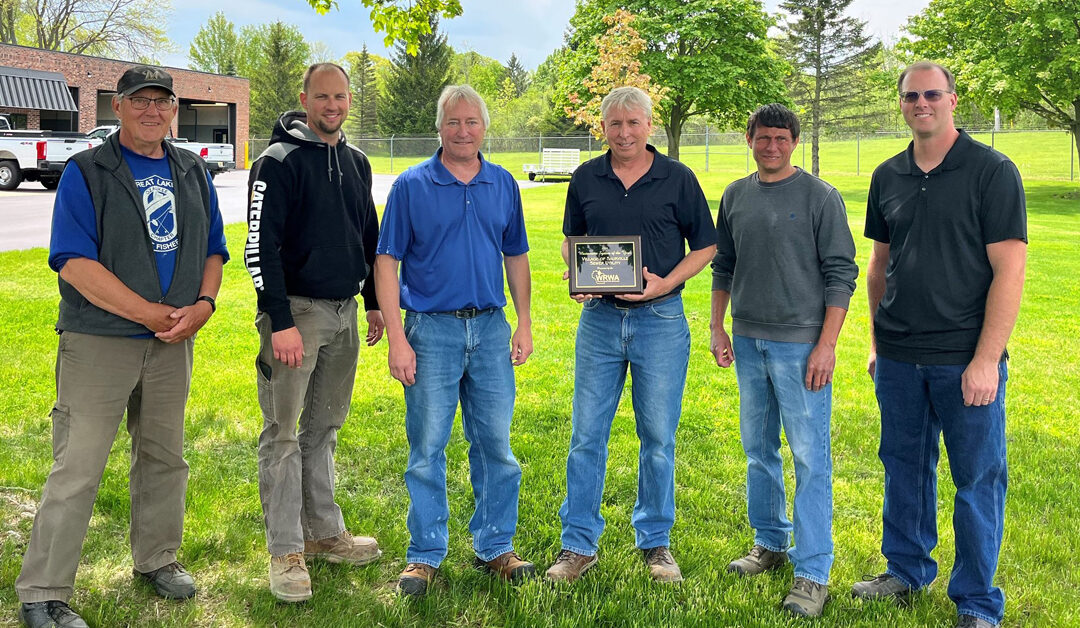 Saukville wins WWTP of the Year!