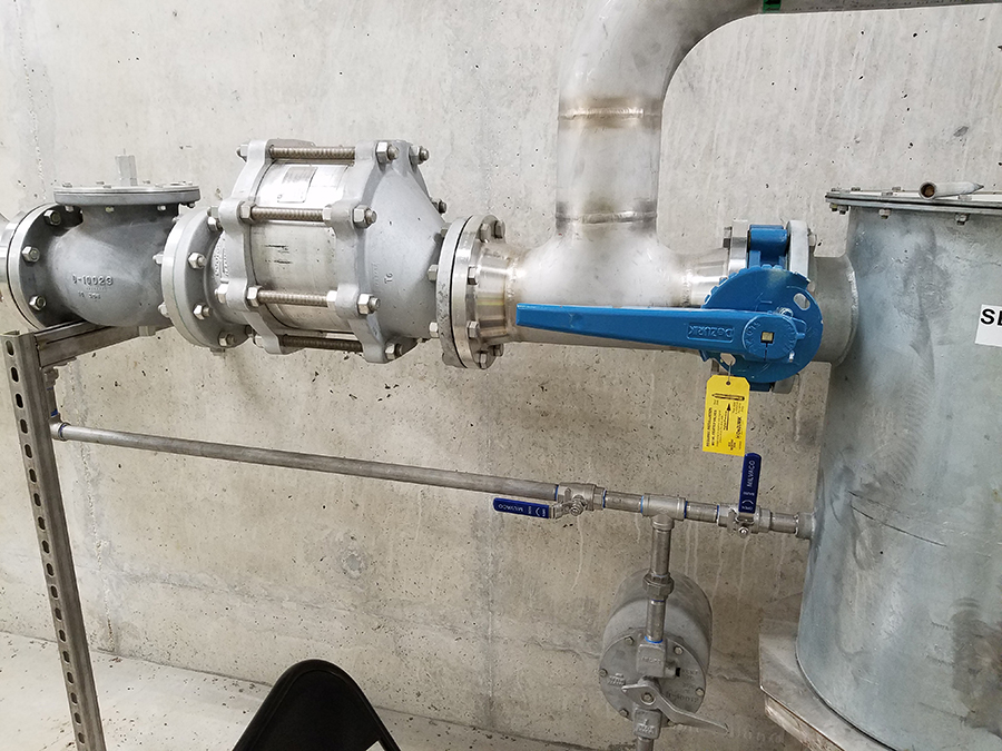 thermal check, flame arrestor, condensate trap, and drip trap